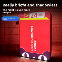 Cadre d'affiche en aluminium ultra fin A1/A2/A3/A4 boîte à lumière LED pour affichage de fenêtre de menu de magasin boîte à lumière publicitaire