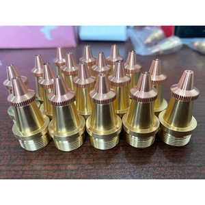 Boquilla de soldadura MIG de cobre puro de 6 mm con rosca para alimentación de alambre, punta de pistola de soldadura - Product Image 1