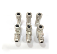 Conector circular industrial a prueba de agua IP67 M12 Conector de sensor de 4/5/8 pines Codificado en A