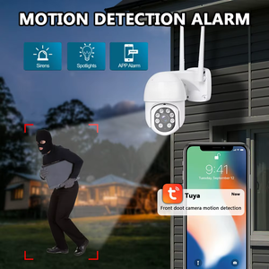 Sistema di telecamere di sicurezza CCTV NVR a 4 canali WiFi con visione notturna a 360 ° e sensore CMOS di connessione Wireless a due vie - Product Image 3