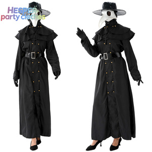Disfraz de Doctor de la Película HESPERP para Halloween, Traje de Juego de Rol para Adultos, Color Negro con Máscara y Accesorios - Product Image 2