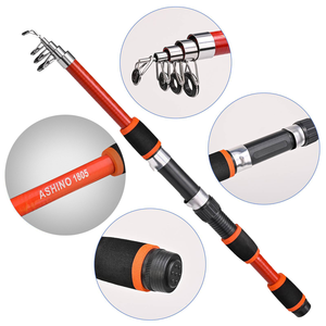 <span class=keywords><strong>Ensemble</strong></span> de cannes à pêche en fibre de verre portables, 5 pièces, mini <span class=keywords><strong>canne</strong></span> à pêche à longue portée, <span class=keywords><strong>ensemble</strong></span> complet pour le lac et la carpe - Product Image 6