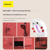 Draagbare sleutelhangertype IR-lens detectie anti-spionage alarmapparaat voor reizen persoonlijke veiligheid verborgen spionagecamera zoeker
