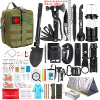 Kit de survie pour aventures en plein air, camping, modèle de kit de survie, kit de survie d'urgence pour utilisation en milieu sauvage