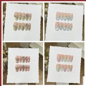 50 Styles Collection d'<span class=keywords><strong>ongles</strong></span> Éclat d'été, Kit d'<span class=keywords><strong>ongles</strong></span> à presser, <span class=keywords><strong>Faux</strong></span> <span class=keywords><strong>ongles</strong></span>, Couverture complète, Vente en gros - Product Image 6
