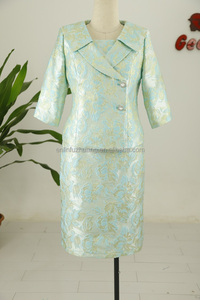 Three-piece <b>Mint</b> Green Floral Formal <b>Dress</b> Suit Plus Size Women's Clothing Church Suit Event <b>Dress</b> - Product Image 4
