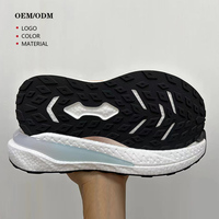 Nouvelle conception de semelles de baskets en EVA blanches, mode masculine, semelle extérieure en EVA, semelle de basket-ball