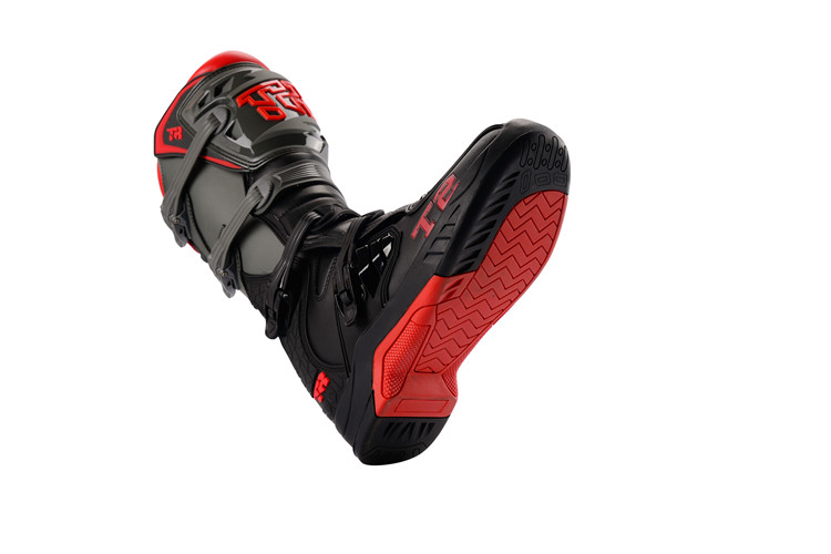 TR Tiger MTR-T2 Black Gray Motocross Boots - Durable, Waterproof