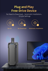 Adaptador WiFi Comfast WiFi 6 de Alta Velocidad AX1800, Tarjeta de Red <span class=keywords><strong>USB</strong></span>, Dongle WiFi - Product Image 4