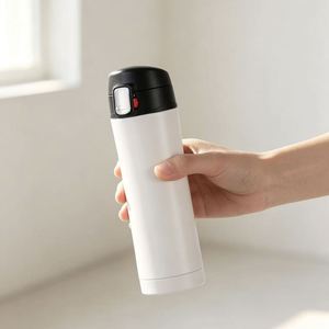 Vaso Térmico Ecológico Japonés Minimalista de 450 ml para Viajes en Auto, Acero Inoxidable 304, Tapa con Cierre Hermético, Venta al Por Mayor, Regalo - Product Image 2