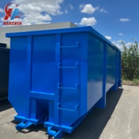 Personnalisation du commerce de gros 15-40 verges cubes conteneur à déchets empilable benne à roulettes avec haute performance
