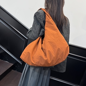 Sac fourre-tout vintage style Hong Kong en nylon uni grande capacité, élégant, polyvalent, décontracté, <span class=keywords><strong>pour</strong></span> le voyage - Product Image 2