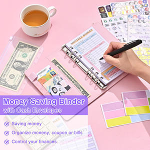 Libreta Planificadora de Finanzas A6 con Tapa Dura Floral Vintage, Cuaderno Creativo de Piel Sintética para Presupuesto y Control de Gastos - Product Image 5