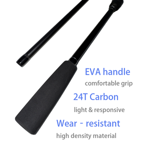 <span class=keywords><strong>Canne</strong></span> à pêche en fibre de carbone de 240 cm (8 pieds) en 2 brins avec guides en céramique en acier inoxydable pour la pêche au bar, au brochet, en lac, en rivière, en eau douce et en eau salée - Product Image 4