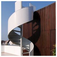 Escalier en colimaçon commercial Prima : Fabrication exquise, minimaliste, best-seller