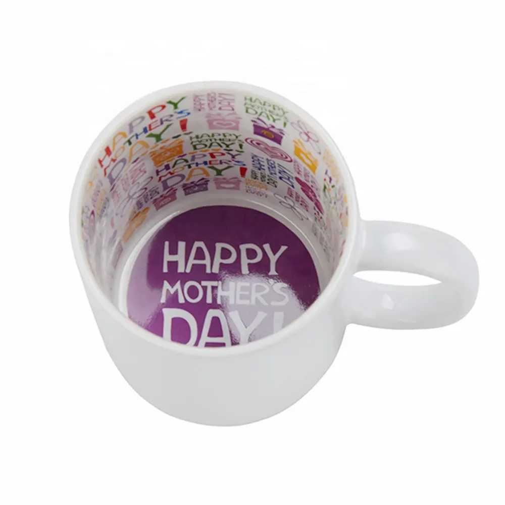 แก้วกาแฟเซรามิก11ออนซ์,แก้วสีแก้วสำหรับของขวัญวันแม่แห่งความสุข
