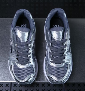 Scarpe Asics da uomo e da <span class=keywords><strong>donna</strong></span> con suola spessa per <span class=keywords><strong>fitness</strong></span> e corsa, Gel K14, in tessuto di cotone, per sport e tempo libero - Product Image 3