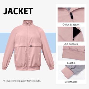 Vêtements médicaux personnalisés pour femmes, anti-rides, tenue d'infirmière, vêtements de travail pour médecins et infirmières, combinaison, impression et broderie de logos - Product Image 5