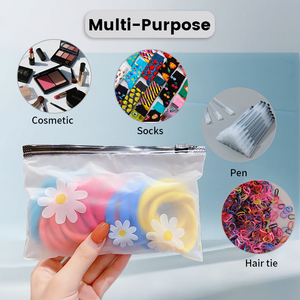 Tùy chỉnh in logo EVA rõ ràng Dây Kéo Túi trượt Zip khóa t Áo sơ mi đồ lót túi may mặc mờ mờ quần áo đóng gói túi nhựa - Product Image 6