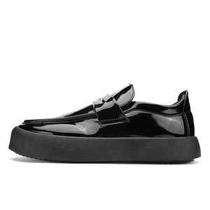 Nuevas Zapatillas Oficiales de Alta Calidad 2024 para Hombre, Planas, Modernas, Sin Cordones, Tacones Altos, Mocasines, Plataforma, Zapatos Negros, Precio Bajo de Fábrica - Product Image 2