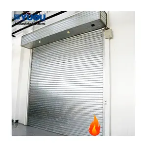 Puerta enrollable resistente al fuego de acero de Seguridad Interior automática de proveedor Chino