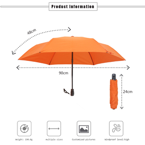 Nouveau design 2025 – Parapluie portable personnalisé à impression intégrale, pliable en 3 sections, 19 pouces, ouverture automatique, pliage facile, adapté aux marchés asiatiques - Product Image 4