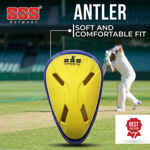 Protector de Pierna de Plástico Amarillo para Cricket, para Adultos, con Cierre de Hebilla Ambidiestro, Grosor de 16-20 mm, para Entrenamiento y Partido - Product Image 5
