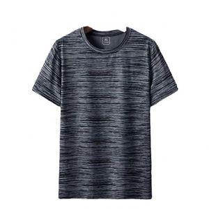 T-shirt d'été à manches courtes pour hommes-Top de sport décontracté à séchage rapide-Loose Stretch Plus Size-Respirant et confortable - Product Image 1
