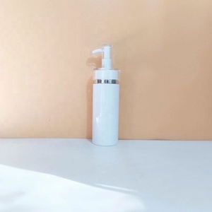 Customize 200ml 250ml 300ml 400ml Round Shower Gel Cosmetic Bottle With Lotion <b>Pump</b> for Shampoo - Product Image 5