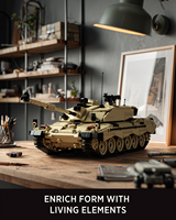 Nifeliz Challenger 2 Tank Model Seti, Yetişkinler İçin İngiliz Ana Muharebe Tankı Yapım Seti, Askeri Meraklılar İçin Koleksiyonluk Hediye