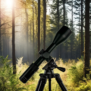 전문가용 공장 전술 광학 스포팅 스코프 3-12X56 4배율 1차 초점면 알루미늄 블랙 30MM 마운트 베이스 사냥용 스코프 - Product Image 1