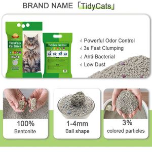 Litière pour chat en bentonite ultra-poussièreuse, hypoallergénique, agglomérante, sable minéral, arena para gatos, katzenstreu - Product Image 2
