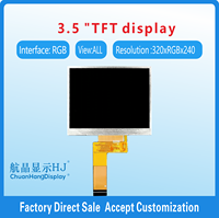 Écran LCD TFT de 3.5 pouces 320*240 résolution haute résolution 24pin Module LCD TFT d'interface RVB pour appareils intelligents