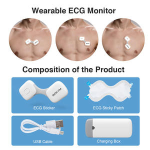 Grabador Holter Digital de ECG de un Solo Cable de Grado Médico 30-300bpm para Monitoreo Cardíaco de 24/36 Horas con Certificación CE JZ-YECR1 - Product Image 3
