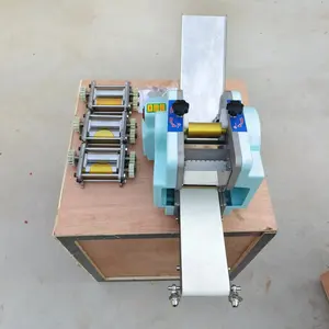 Manualmente Momo Fabricante Samosa Pele Máquina Automática Mini Dumpling Wrapper Máquina para Negócios