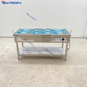 Free <strong>Standing</strong> Electric Stainless Steel 8 Container <strong>Food</strong> Warmer Bain Marie Buffet Counter - Product Image 6