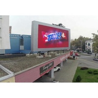 Pantalla LED grande para exteriores, cartelera P10, publicidad de vídeo a todo color, se puede conectar al repetidor, control de programa de publicación