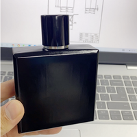 Flacon de Parfum de haute qualité, Design de luxe, 50ml, 100ml, verre vide, rechargeable, vaporisateur, beau flacon de Parfum