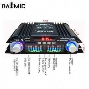 Amplificateur de voiture numérique mini Hifi professionnel 2 canaux BT998 Audio 4 sorties - Product Image 5