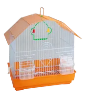 Produits pour animaux de compagnie Cage de transport en métal acier Cage à oiseaux, Cage de voyage pour oiseaux et petits animaux, Cage à oiseaux de transport