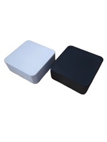 Boîtier d'instrument carré en plastique pour 98*98*32 boîtier décodeur de routeur de passerelle de réseau IoT sans fil électronique grand public