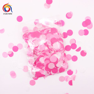Papier fin jetable écologique de l'usine chinoise Modélisation de confettis festifs Étoiles à cinq branches en forme de coeur Papillons Chauves-souris - Product Image 1