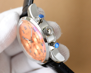 Montre de luxe Pateks de haute qualité, style professionnel, avec bracelet en cuir, cadran à aiguilles métalliques, mouvement mécanique manuel - Product Image 5