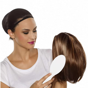 Cepillo de pelo de bambú con logotipo personalizado para mujer, cepillo de cerdas de jabalí con cojín de aire para extensiones de cabello rizado - Product Image 5