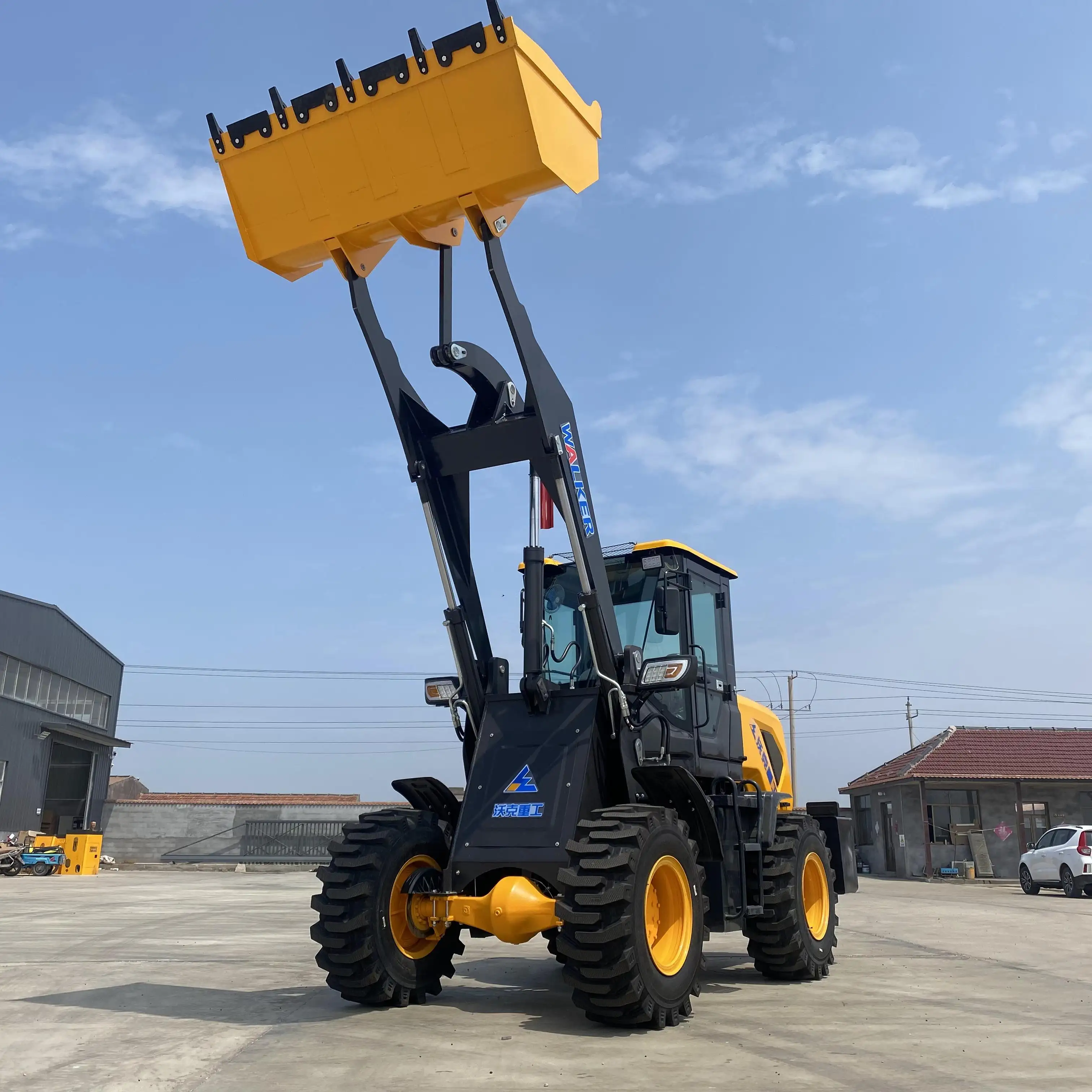 디젤 엔진 제조 가격 백호 로더 Hydrostatic 휠 Loader4x4 4WD 1.8ton 2ton