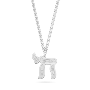 Collar <span class=keywords><strong>con</strong></span> Colgante <span class=keywords><strong>de</strong></span> Joyería Judía Hebreo <span class=keywords><strong>Hamsa</strong></span> Chai <span class=keywords><strong>de</strong></span> Latón Chapado en Oro <span class=keywords><strong>de</strong></span> 14K <span class=keywords><strong>de</strong></span> Gemnel, Collar <span class=keywords><strong>con</strong></span> Símbolo <span class=keywords><strong>de</strong></span> <span class=keywords><strong>Estrella</strong></span> <span class=keywords><strong>de</strong></span> <span class=keywords><strong>David</strong></span> Chai - Product Image 3