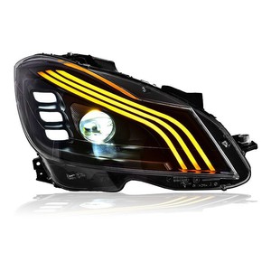 Gruppo Fari per <span class=keywords><strong>Mercedes</strong></span> Classe C <span class=keywords><strong>W204</strong></span> <span class=keywords><strong>C180</strong></span> C200 Stile Maybach con Luci Diurne a LED - Product Image 3