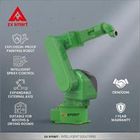 Robot de peinture industriel ATEX série GR à 6 axes avec boîte de vitesses/moteur pour la peinture par pulvérisation des pièces de carrosserie automobile, pare-chocs et panneaux de porte
