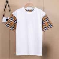 Camisa de manga corta a cuadros clásica vintage de algodón 100% de calidad original, estilo casual, marca Burberry, para hombre.