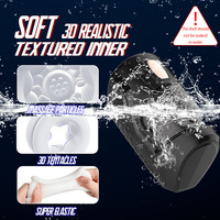 Godet de masturbation intelligent de type capsule avec rétraction automatique, vibration et design vaginal réaliste – Jouet pour homme adulte